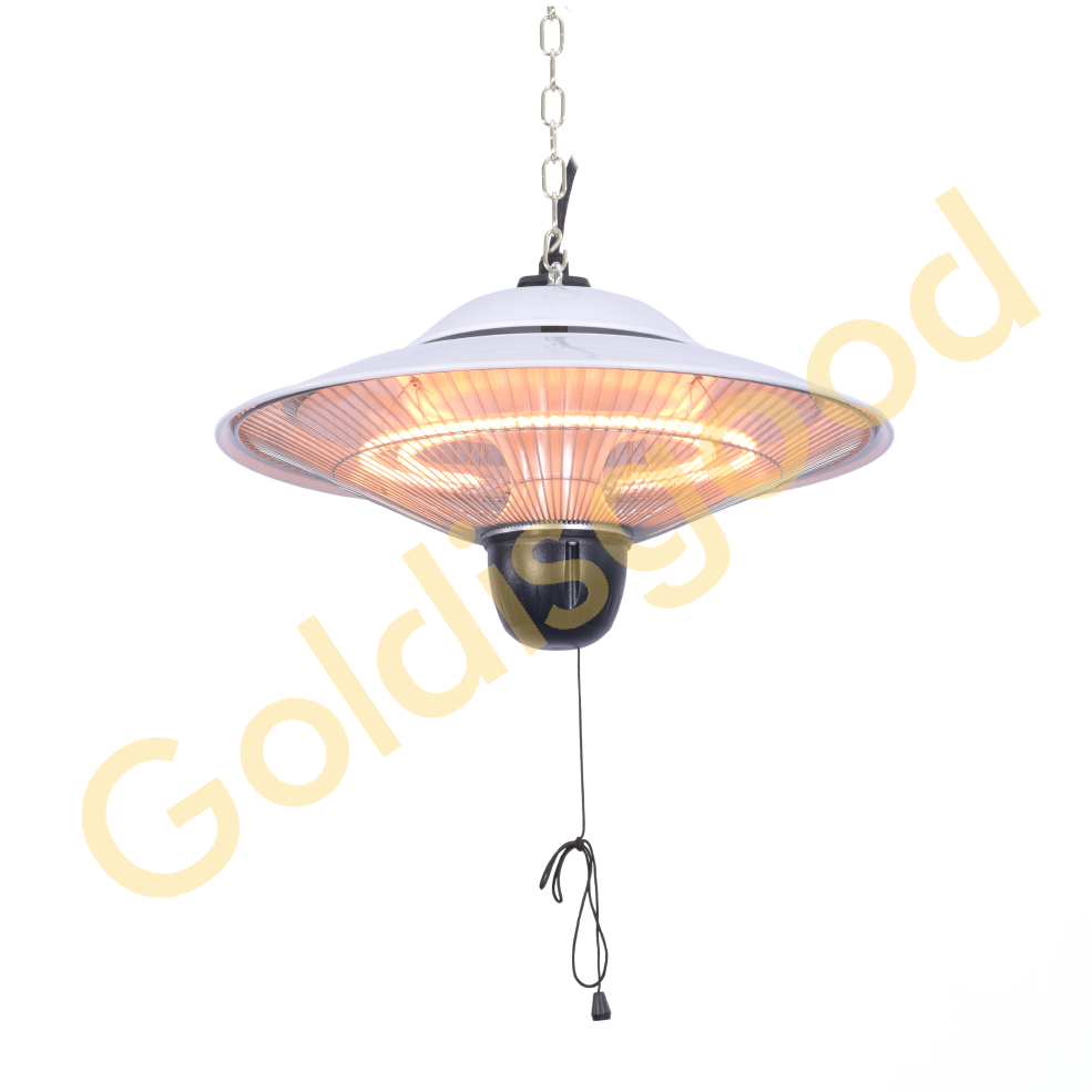 Recessed infrared ceiling heater